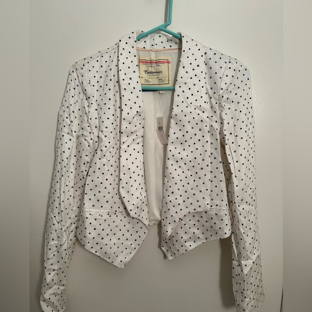 Cartonnier by Anthropologie Cropped Blazer NWT